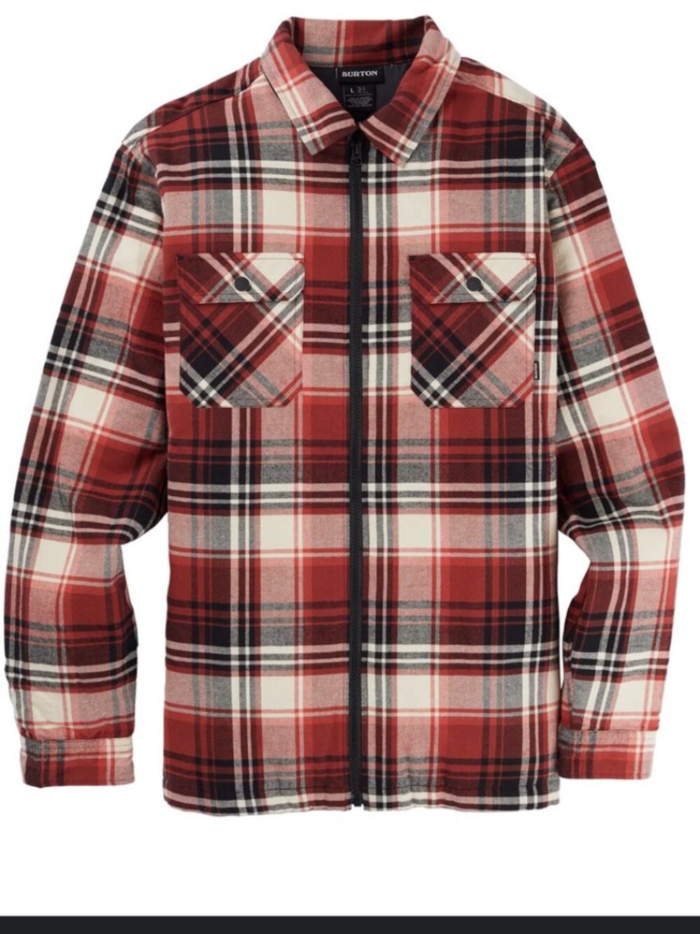 Burton 80G Thermolite Insulated Plaid Lightweigt Thermal Jacket Men's Size M